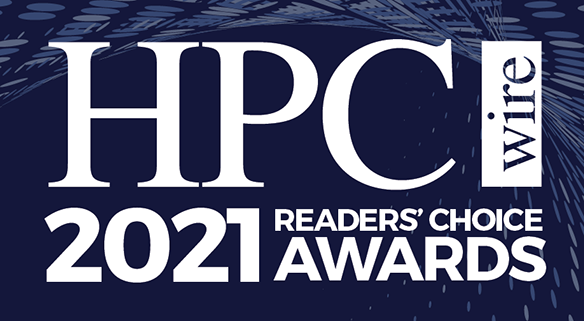 HPCwire Readers' Choice Awards 2021 logo