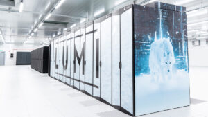 the LUMI supercomputer