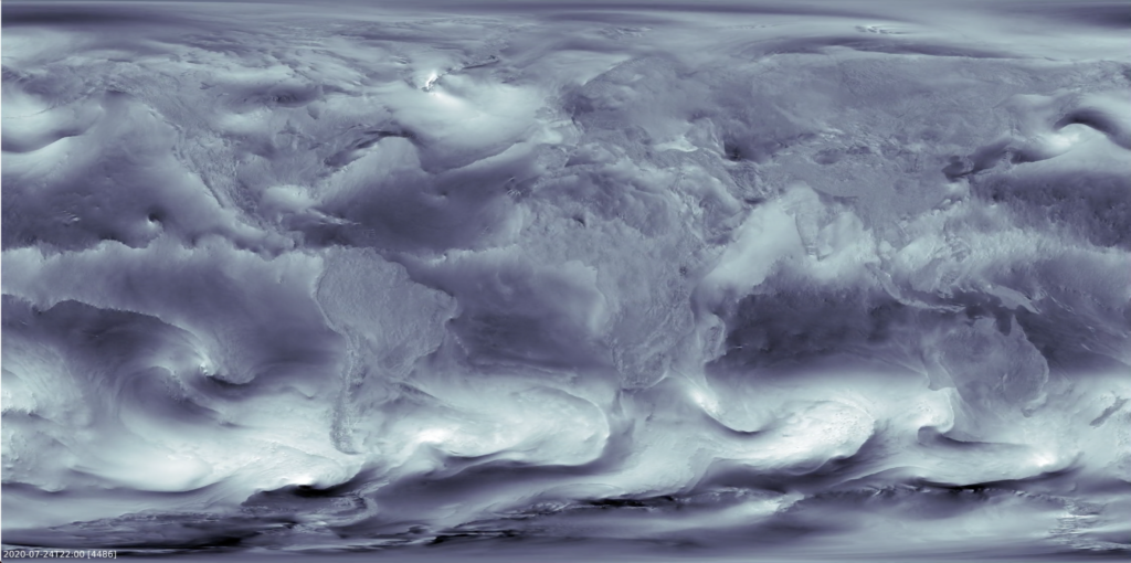 Wind gusts over the globe (N. Koldunov, AWI)