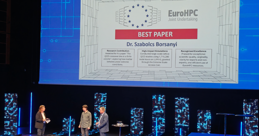 Best paper awarding at the EuroHPC User Days 2025