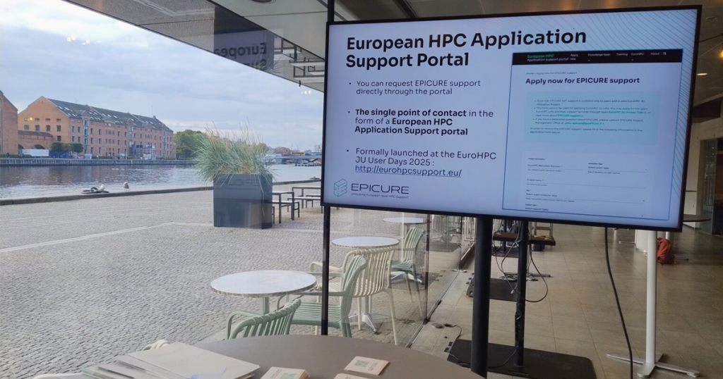 European HPC Application Support Portal. Image: EPICURE